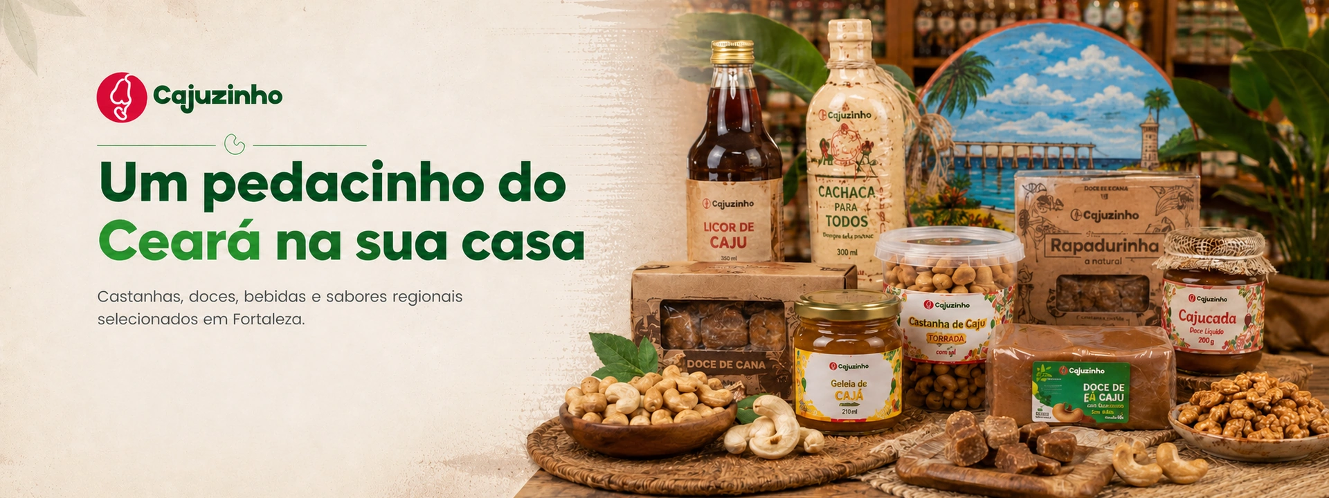 Cajuzinho: Um pedacinho do Ceará na sua casa.